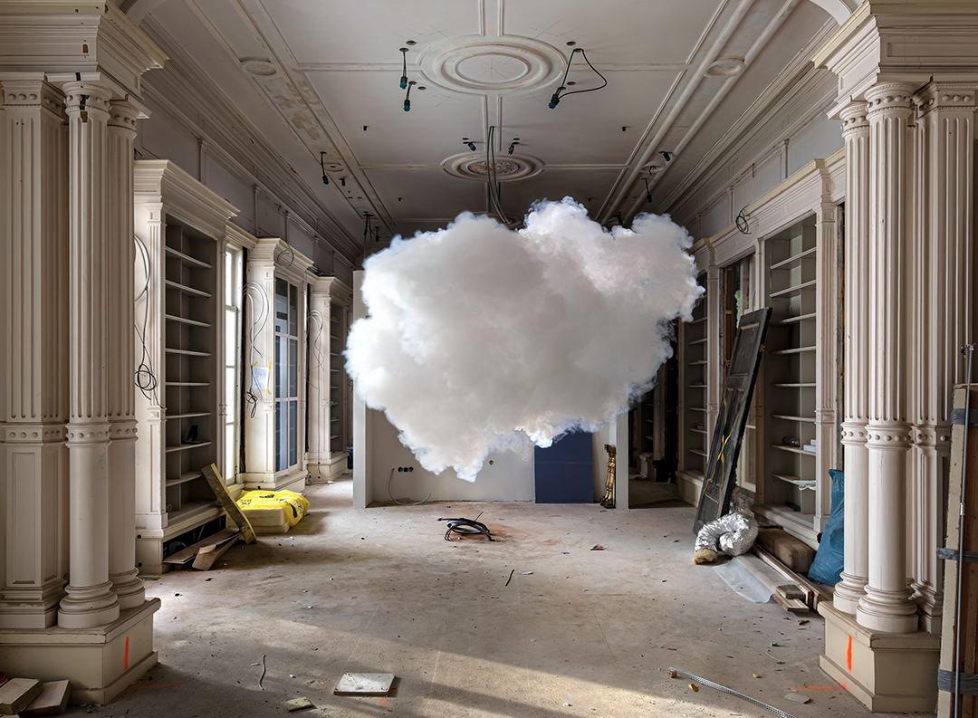 A cloud in a room