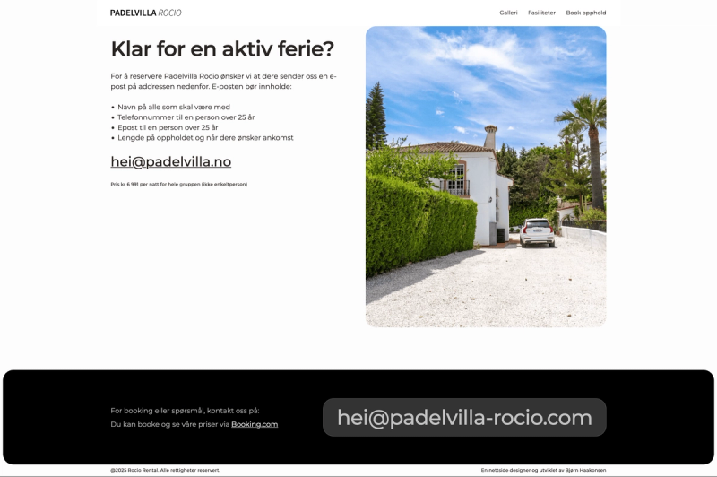 Padelvilla — Kontakt oss