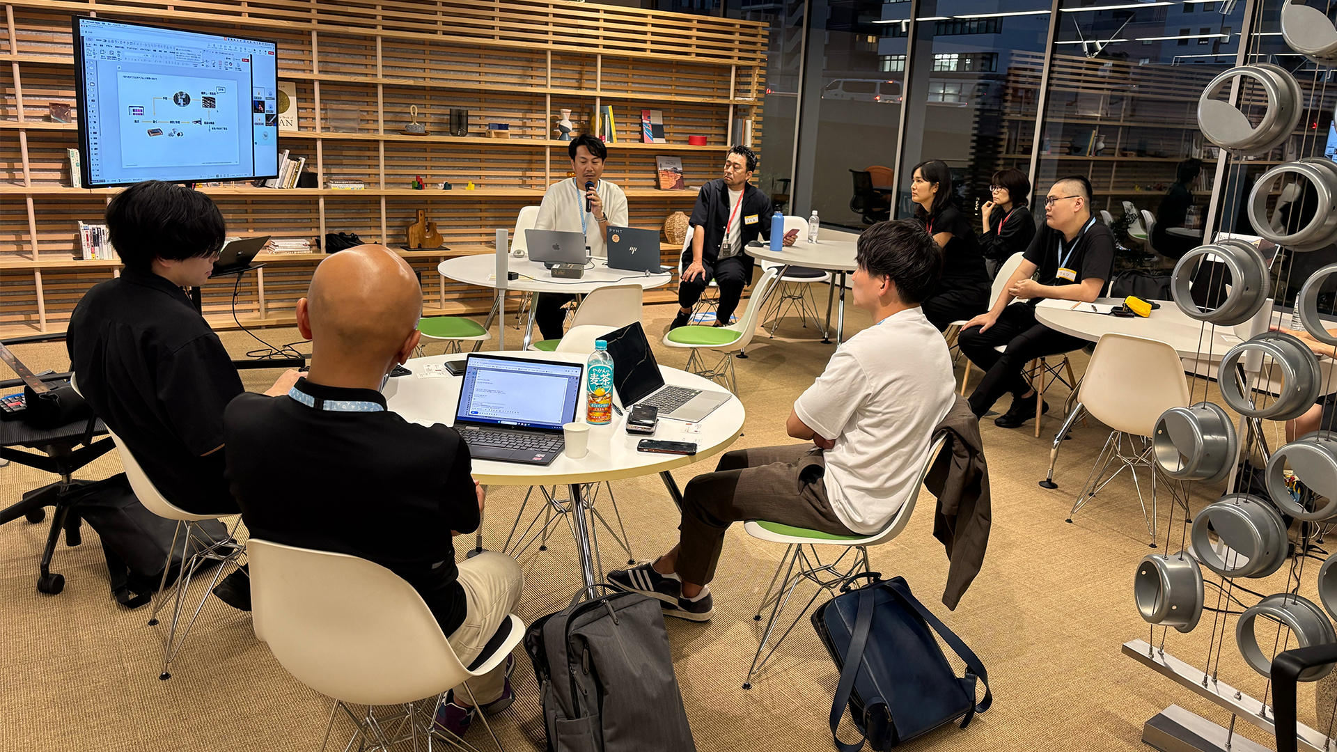 デザインとマテリアルの循環を考える | 日建設計の共創プラットフォームPYNTにて、ワークショップを開催しました。