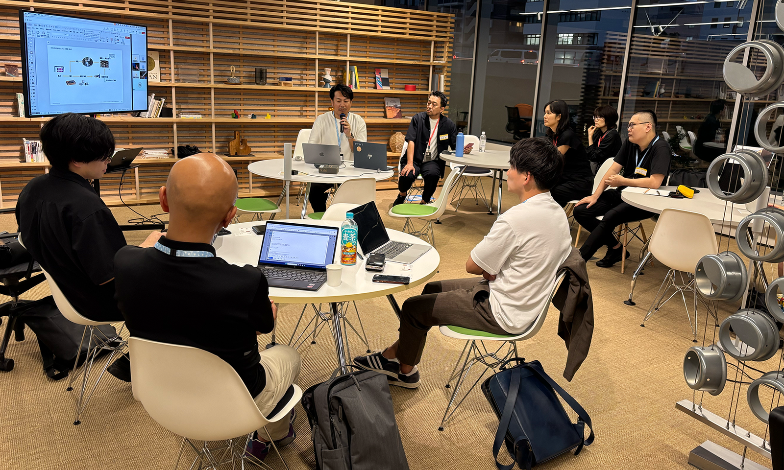 デザインとマテリアルの循環を考える | 日建設計の共創プラットフォームPYNTにて、ワークショップを開催しました。