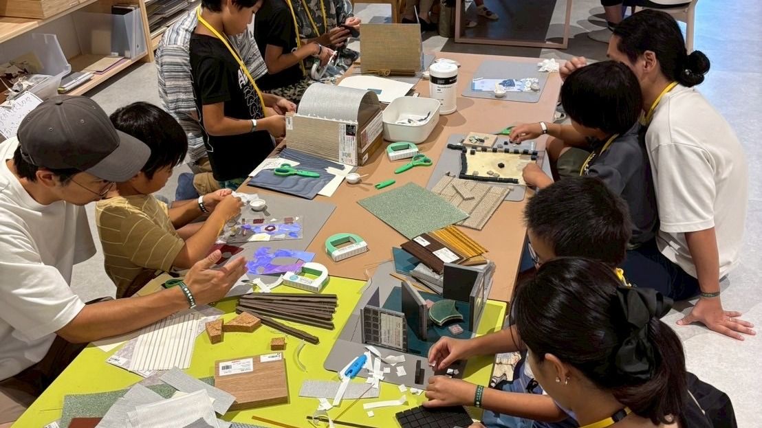 廃サンプルが子供たちの作品に | 乃村工藝社 × Material Bank イベントレポート @mirocco