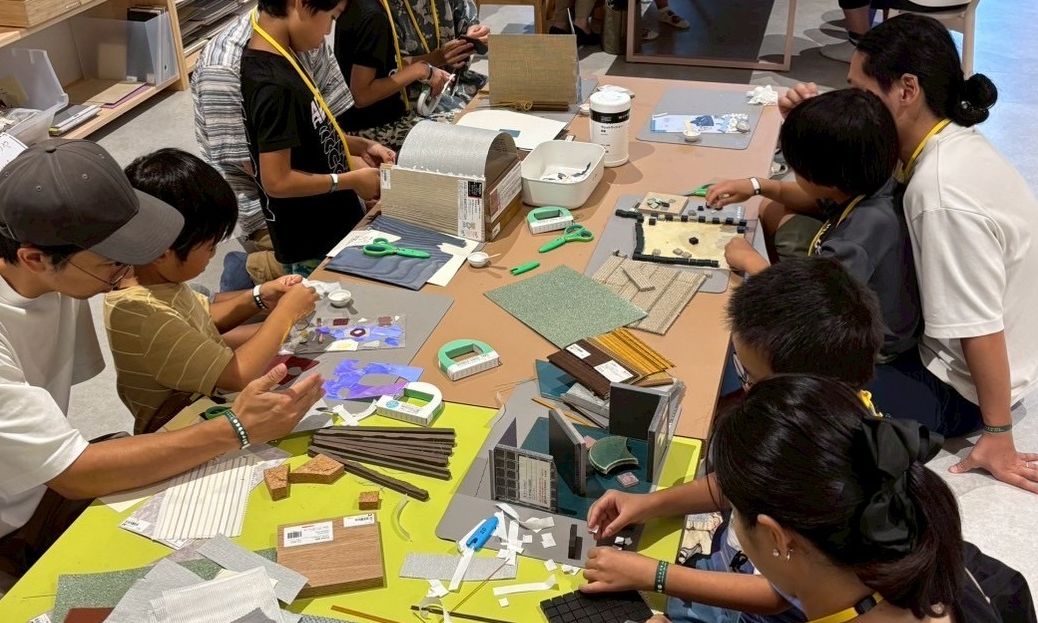 廃サンプルが子供たちの作品に | 乃村工藝社 × Material Bank イベントレポート @mirocco