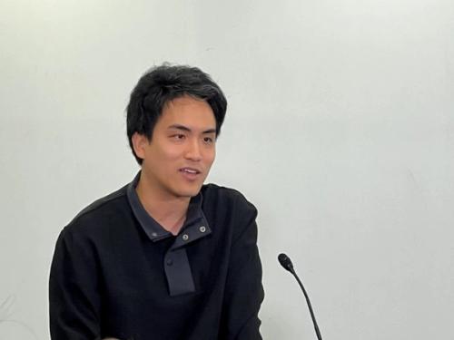 Mantra CEO talking at an event