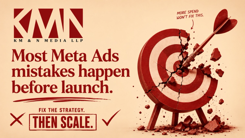 Meta Ads strategy guide by KM&N Media for better campaign setup and higher conversions.