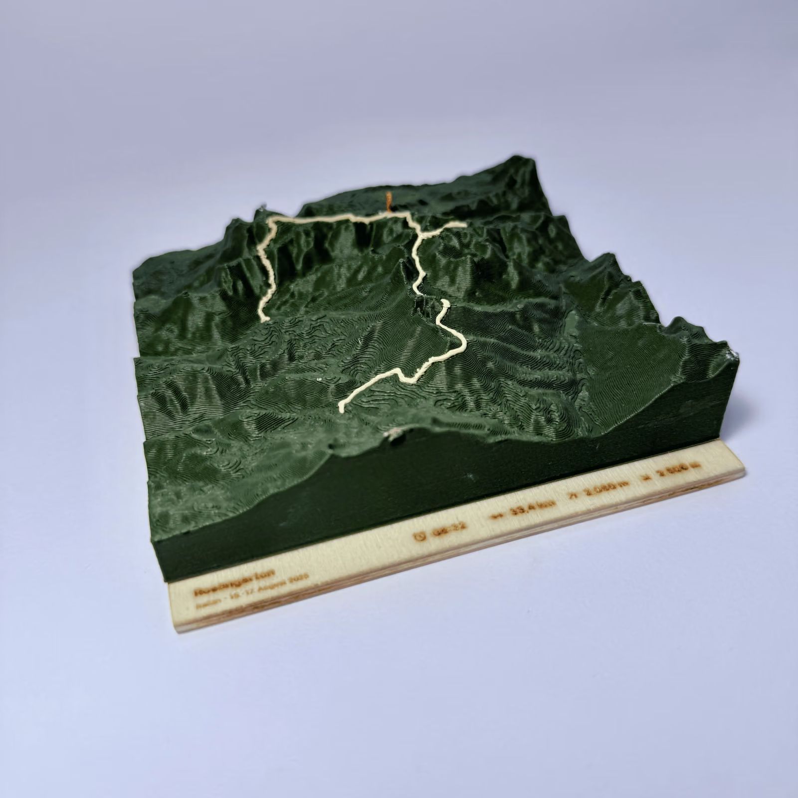 3D Druck - Rosengarten Wanderung