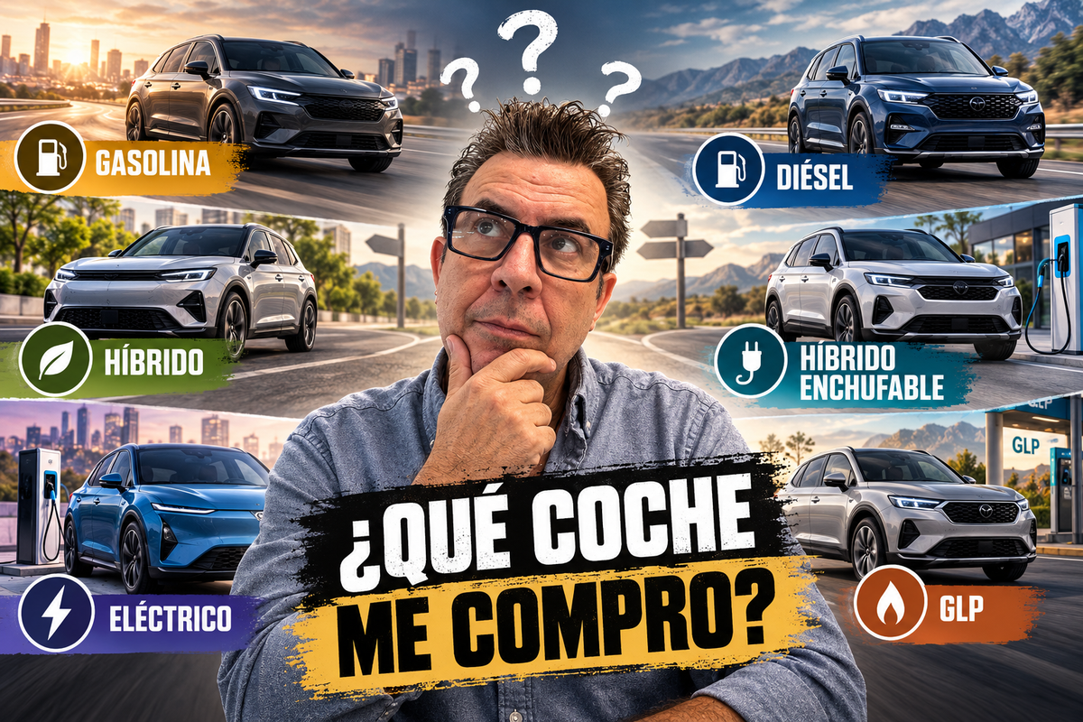 ¿Qué coche comprar: gasolina, diésel, híbrido o eléctrico?