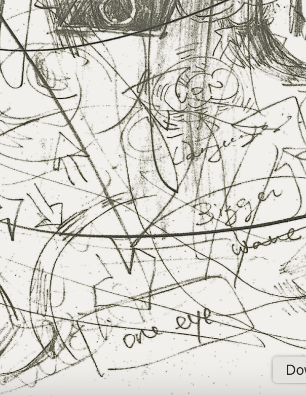closeup of artput by reiji shimane