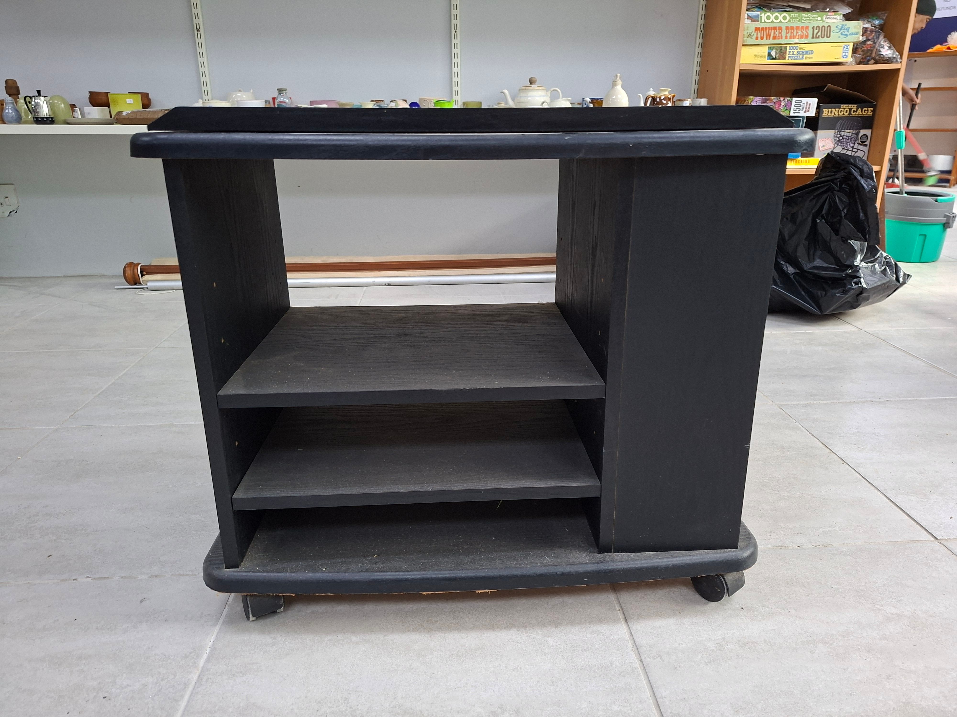 Rolling TV Stand with Swivel Top