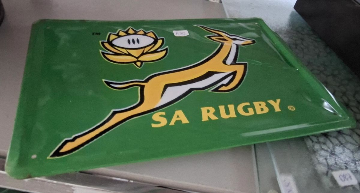 SA Rugby Springbok Metal Wall Sign 2
