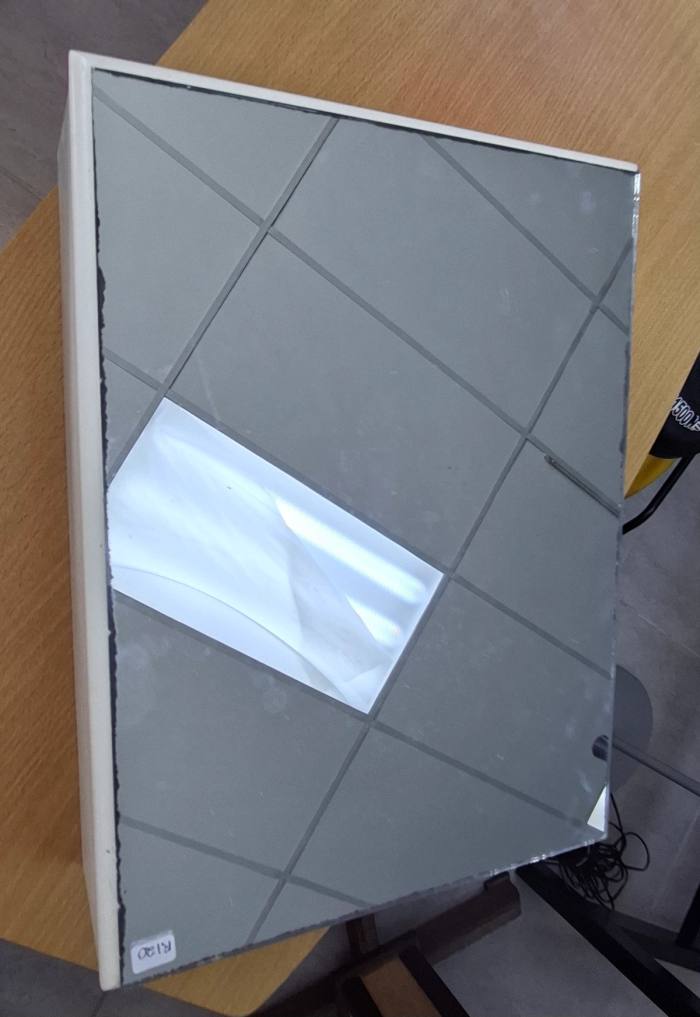 Small Mirrored Bathroom Cabinet 