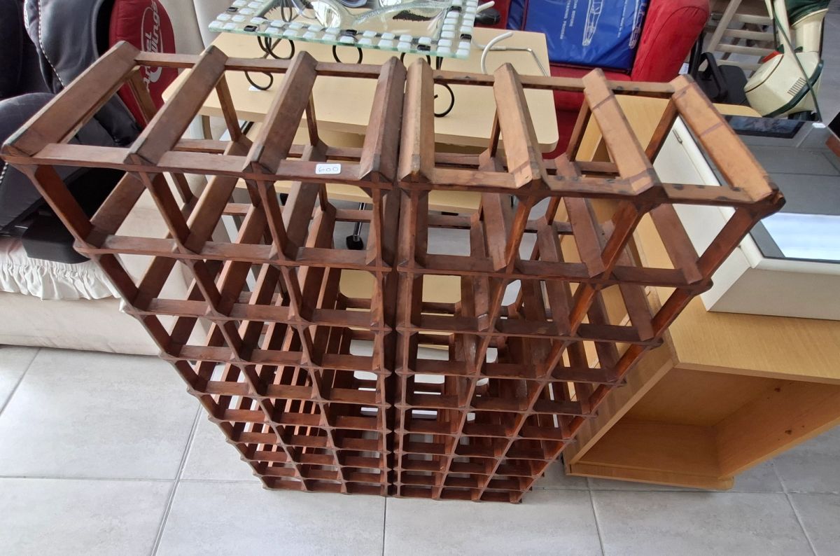 Freestanding Modular Wooden Wine Rack 3