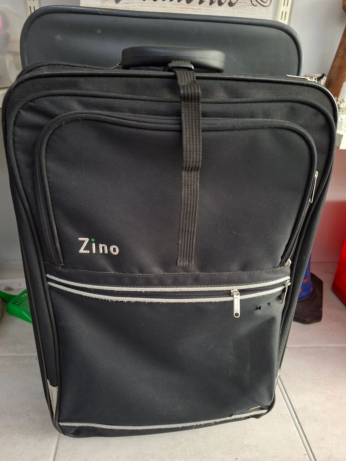 Black Zino Soft-Sided Suitcase