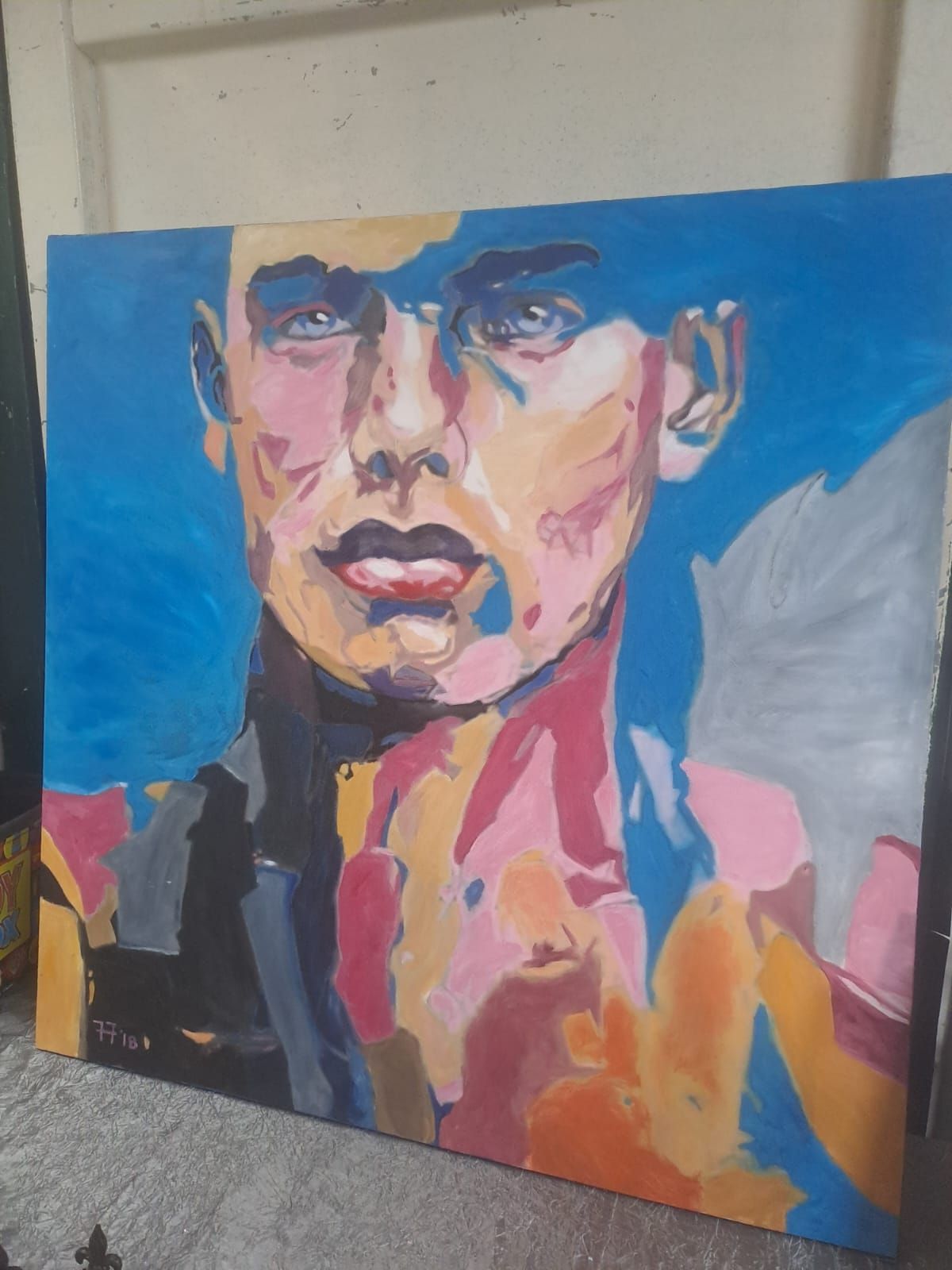Pallette Knife Style Portrait 