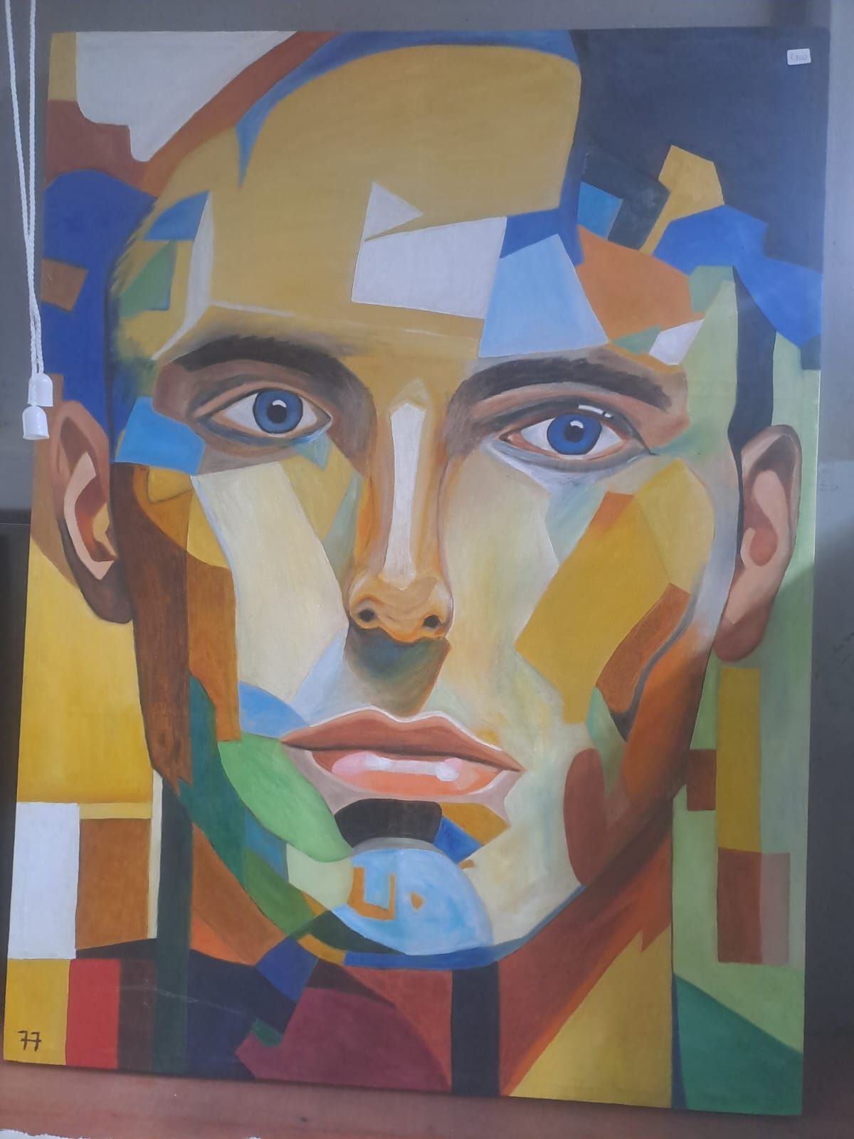 Cubism Style Canvas Print 