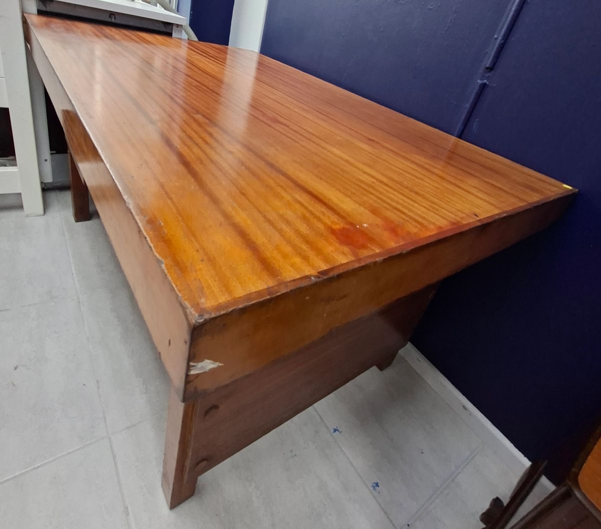 Vintage Wooden Writing Desk  4