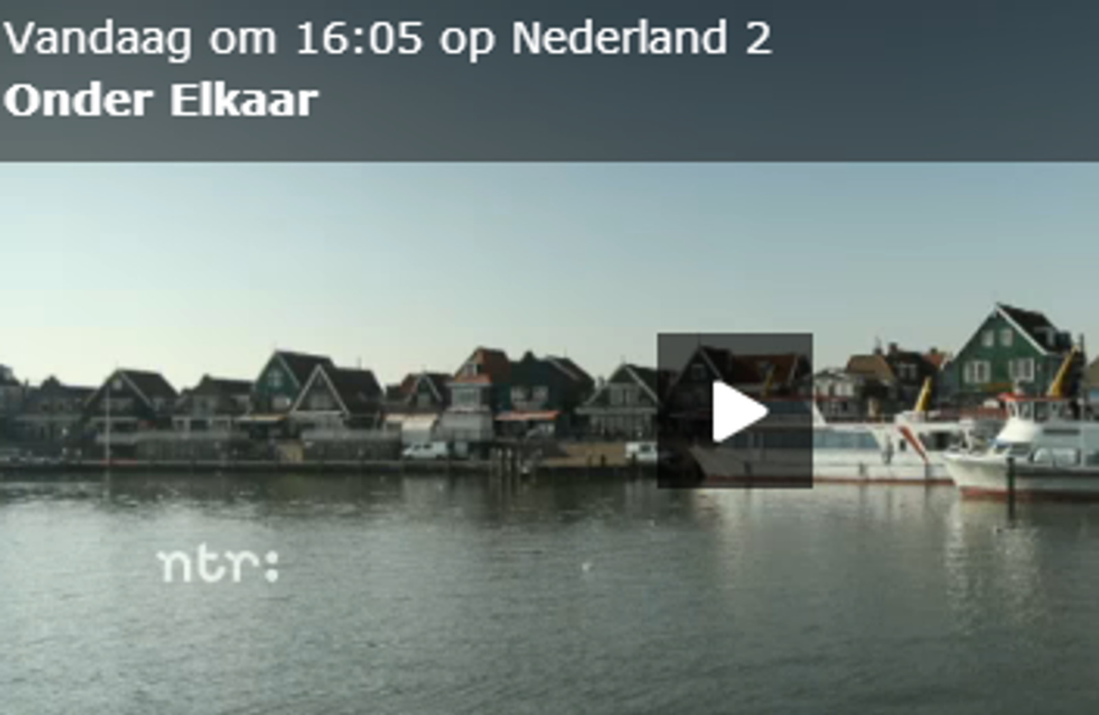 Onder elkaar in Volendam