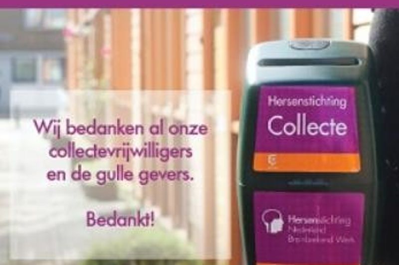 Slechts 31 collectanten voor de Hersenstichting