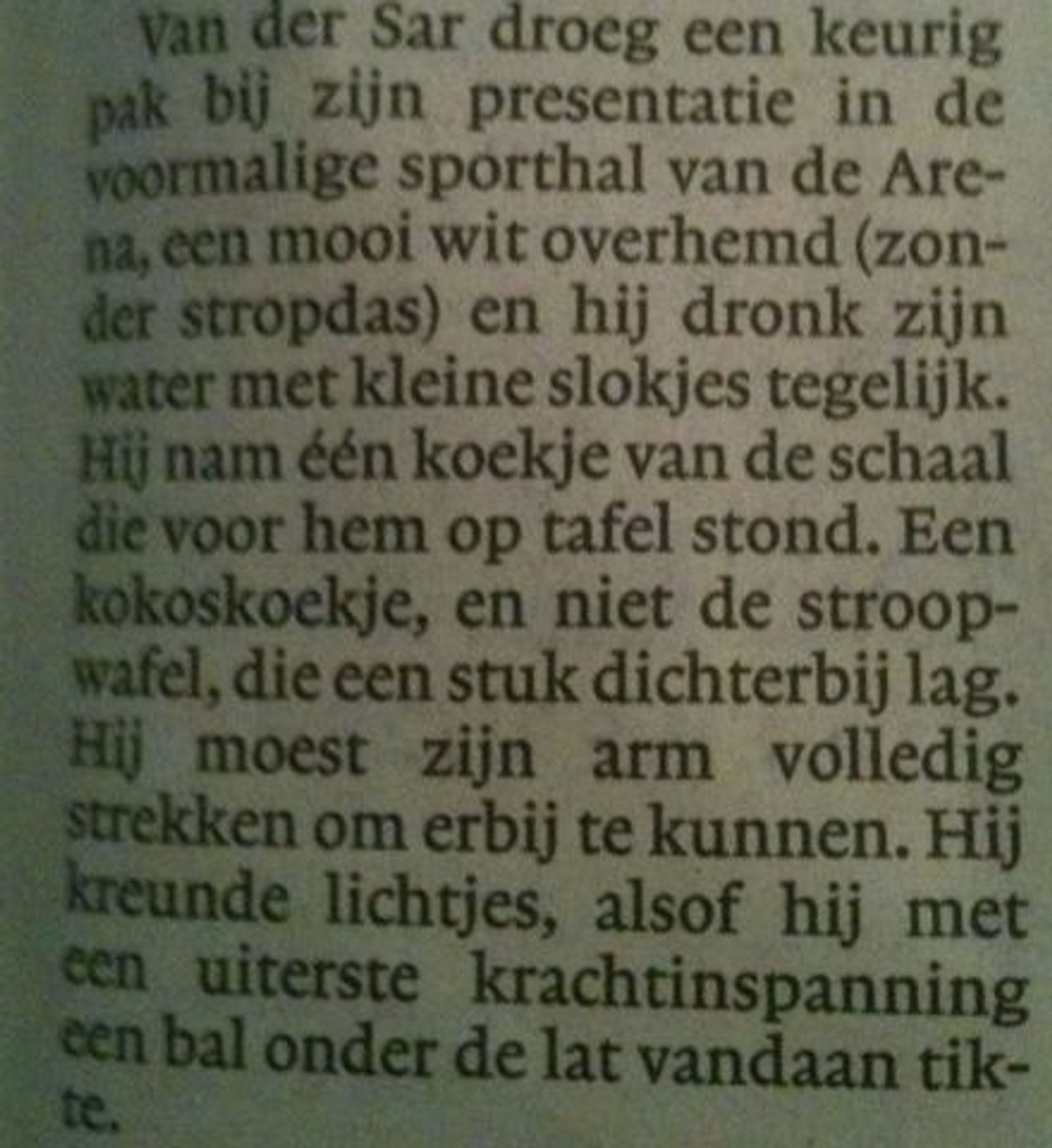 Van der Sar nog steeds saai voor journalisten?