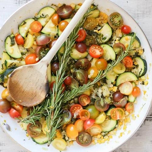 Linguine with Summer Vegetables