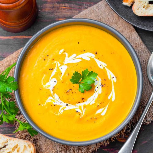 Pumpkin and Sweet Potato Soup