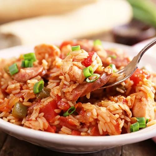 Weeknight Chicken and Sausage Jambalaya