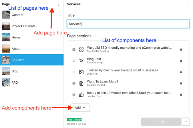 Sanity.io page builder