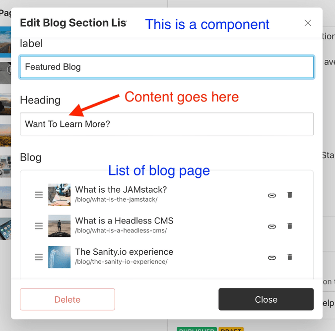 Sanity.io page builder