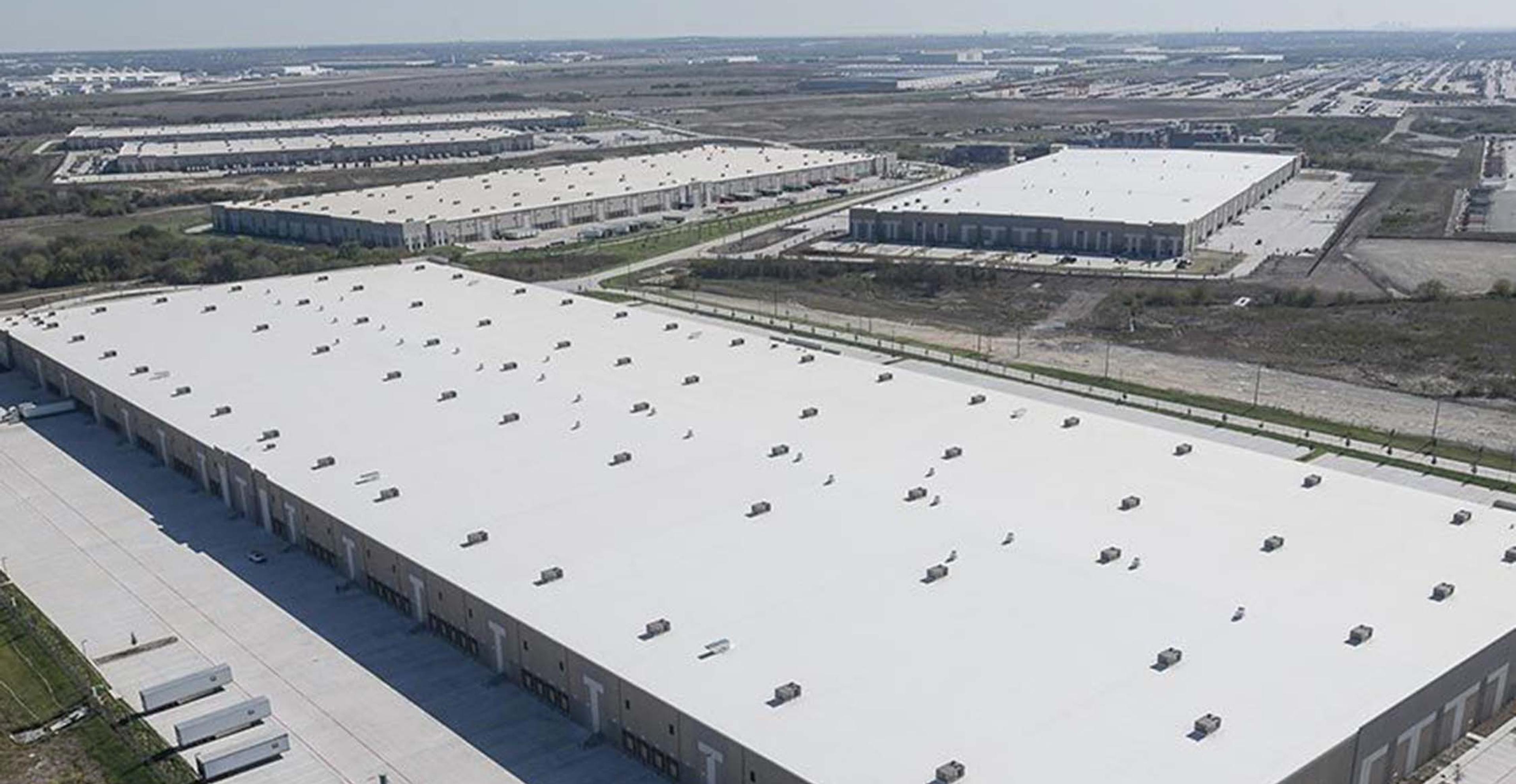 Aerial View of ITS warehouse