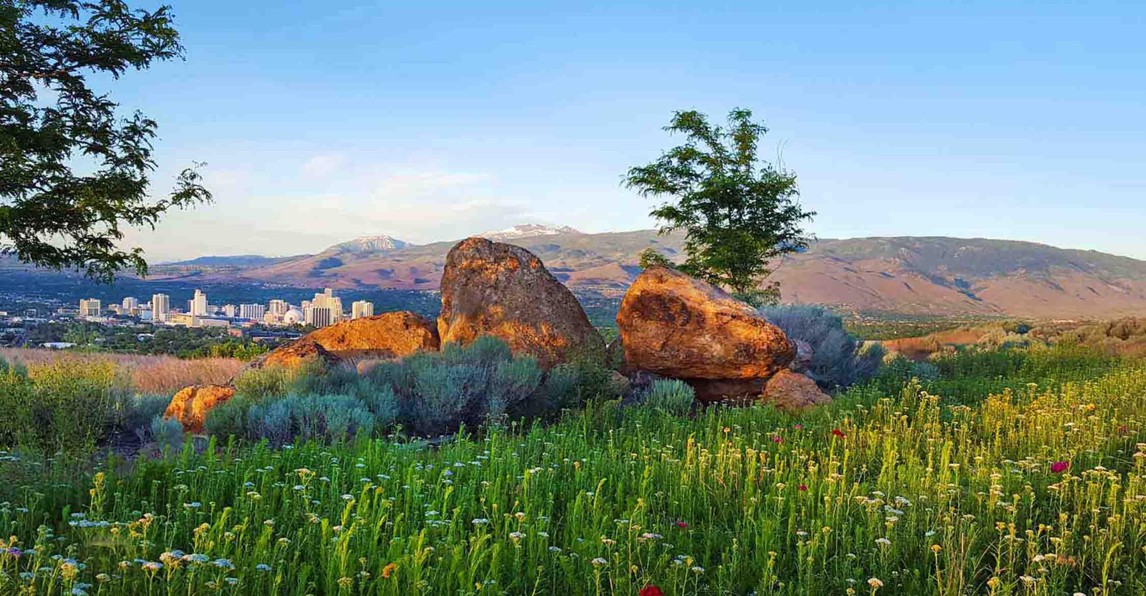 A view of Reno's scenic skyline