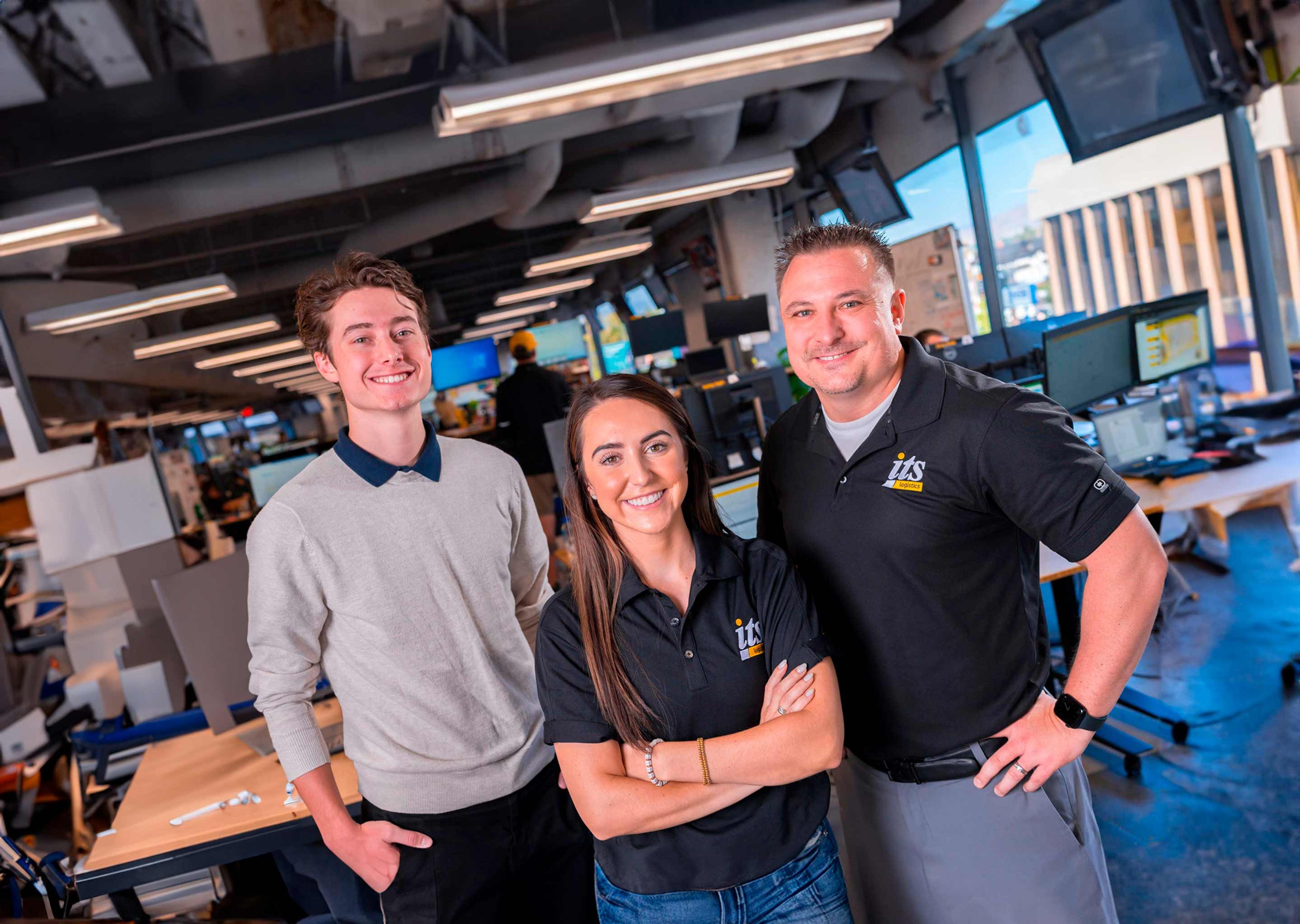 three members of the technology team