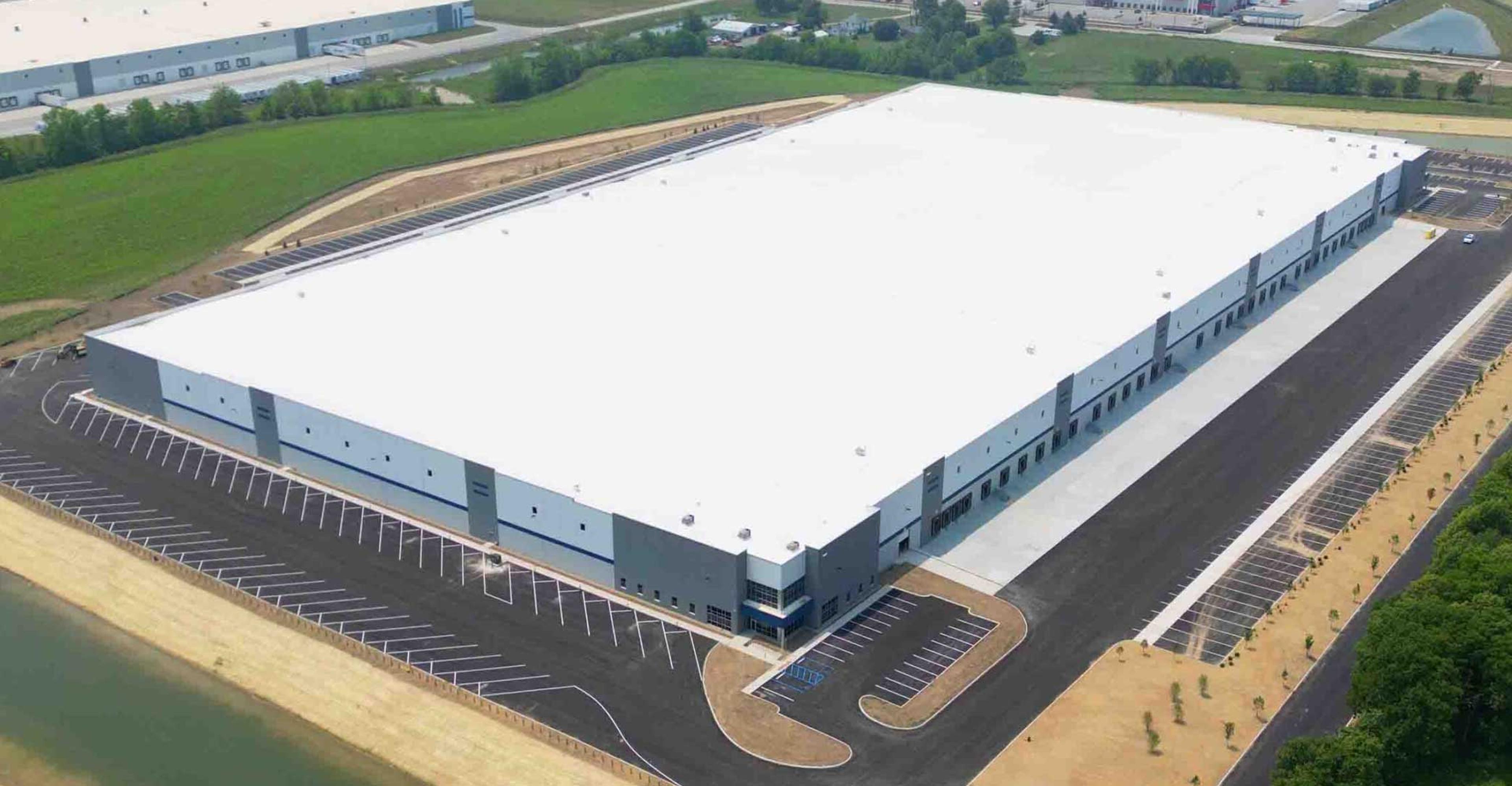 ITS Logistics warehouse located in Indiana near Midwestern rail ramps and inland ports