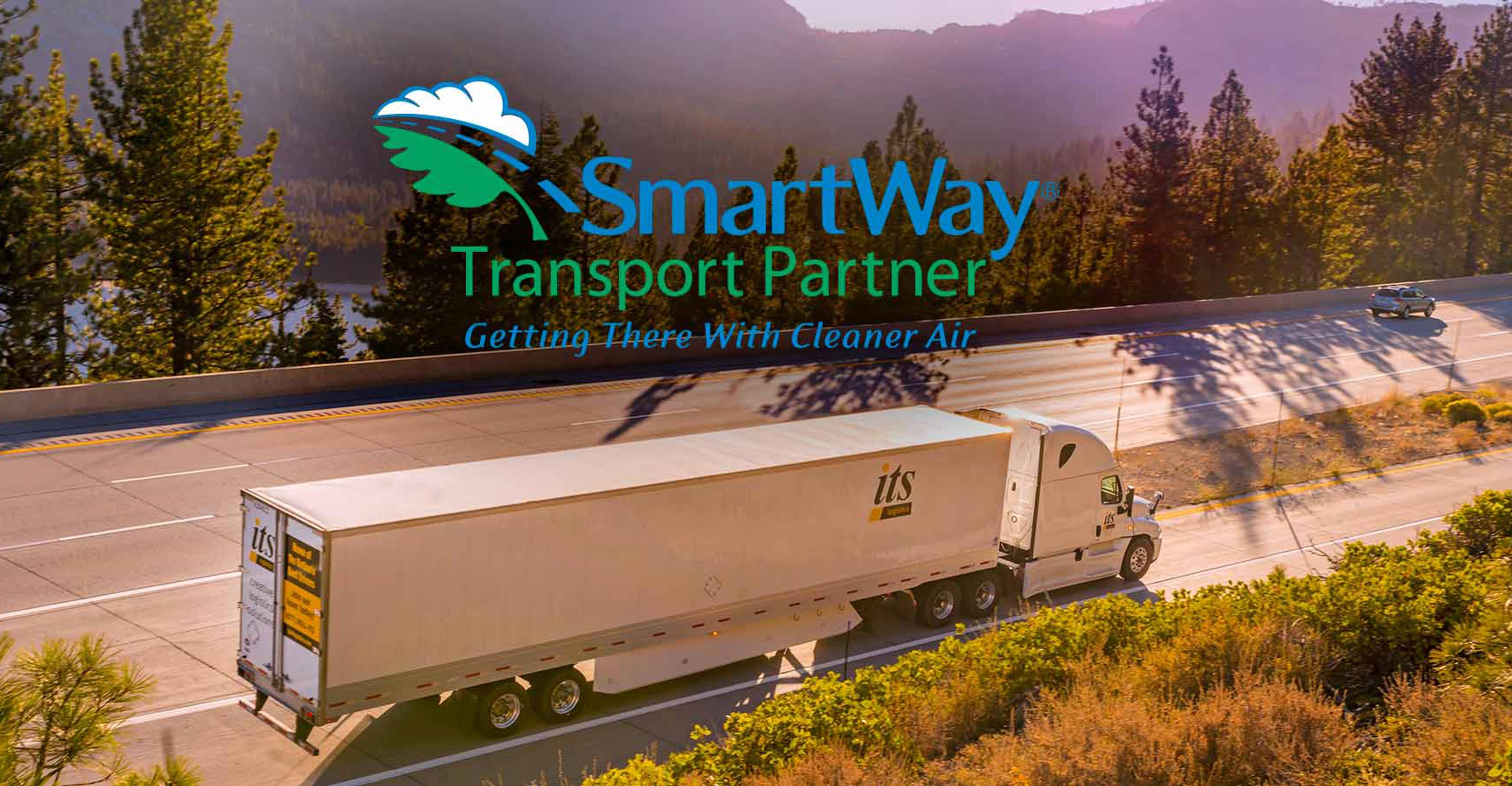 smartway transport partner logo with its logistics truck