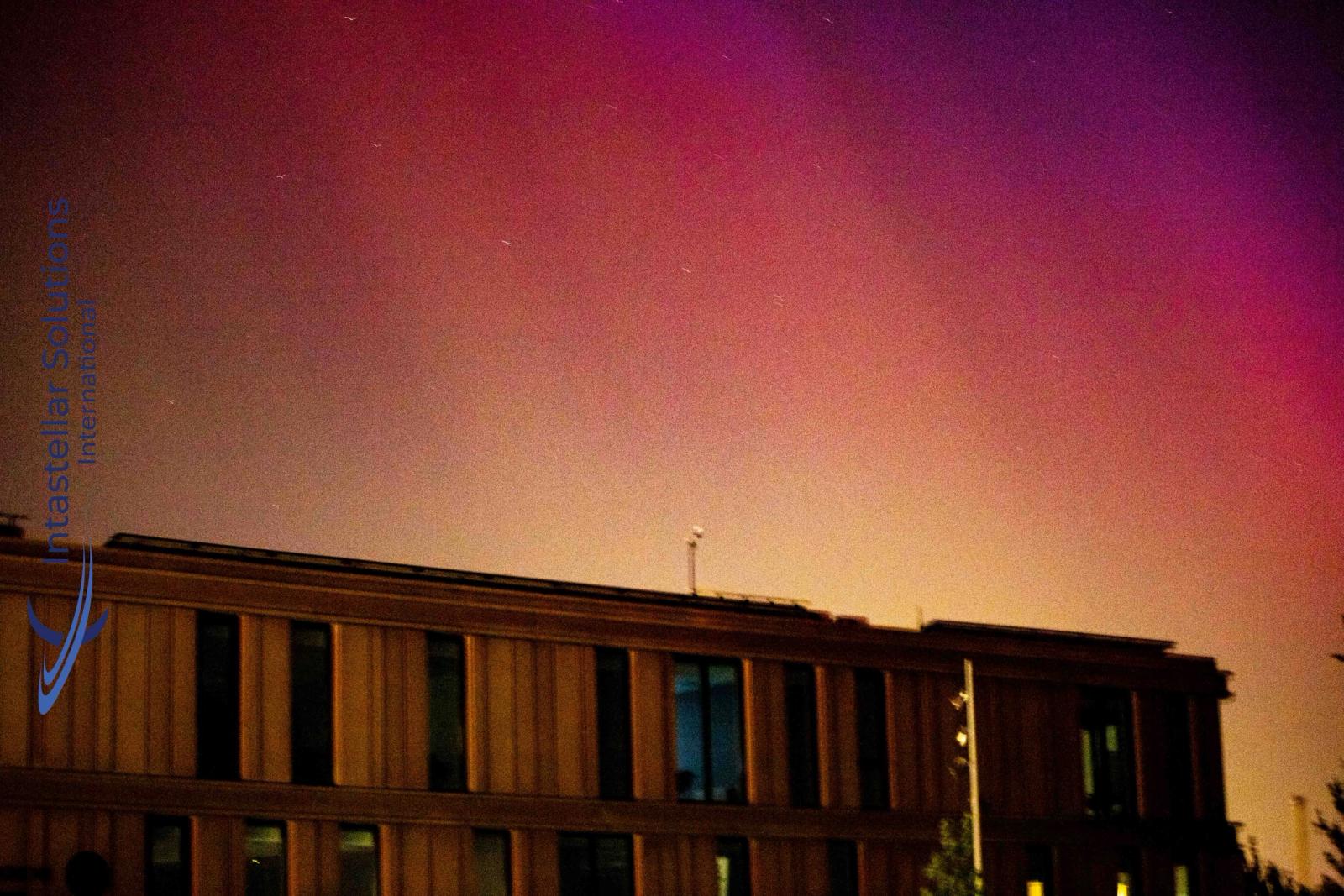 Norlys over Aarhus