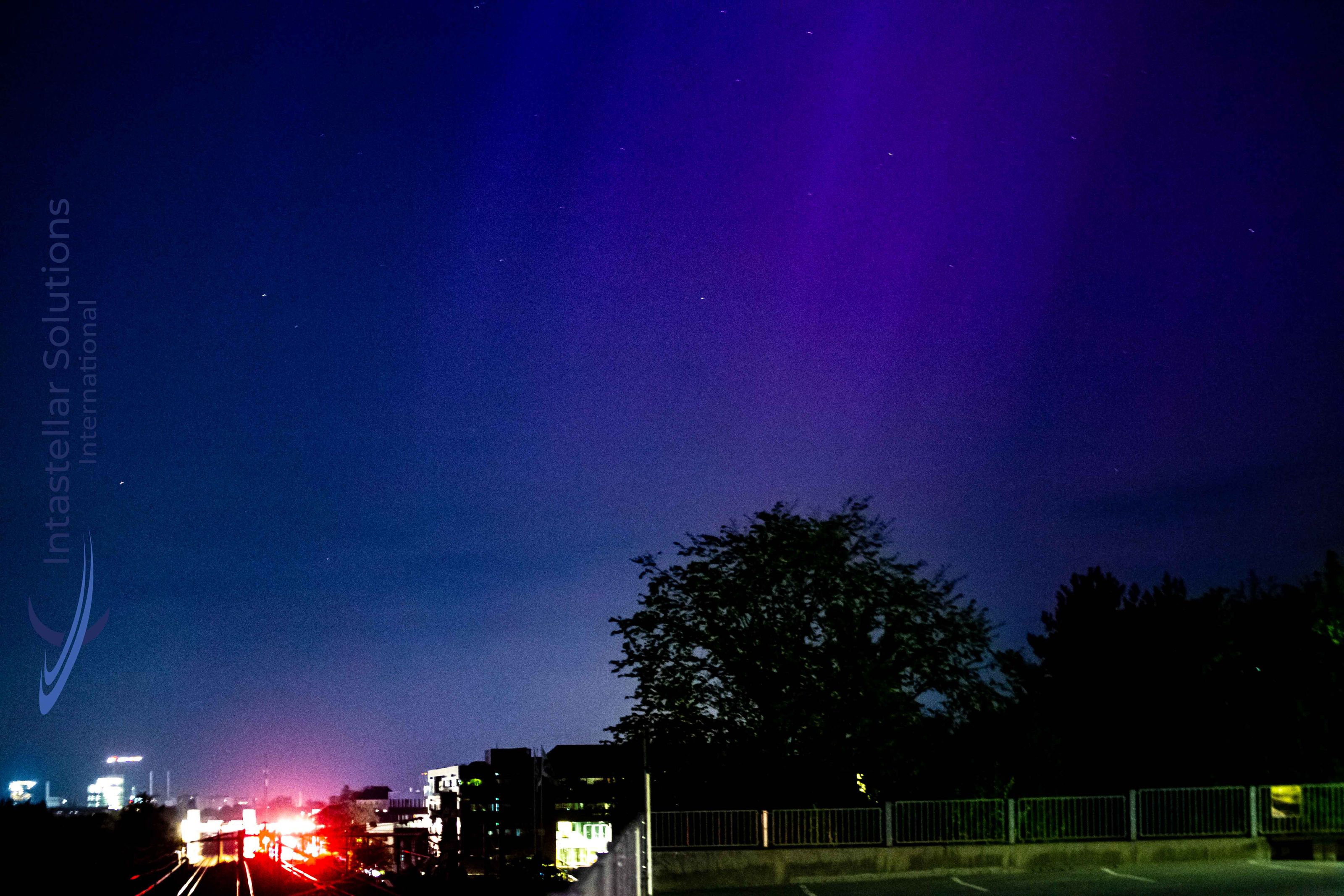 Norlys over Aarhus