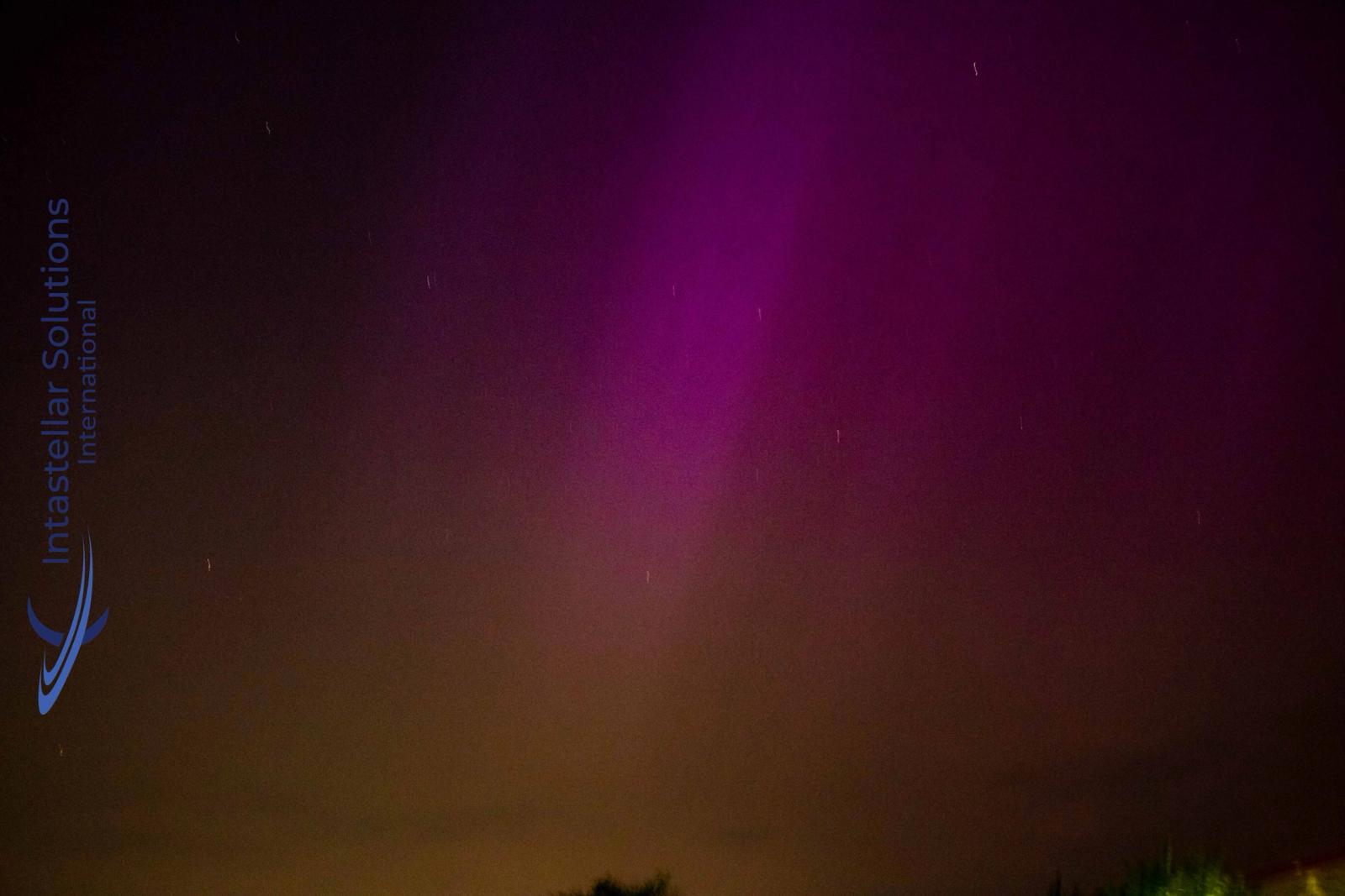 Norlys over Aarhus