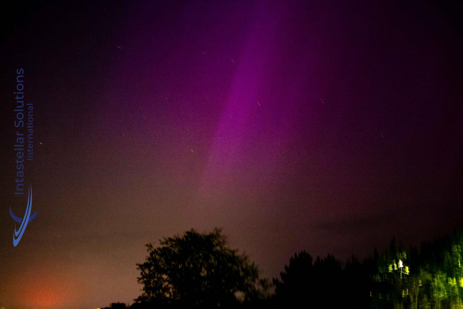 Norlys over Aarhus