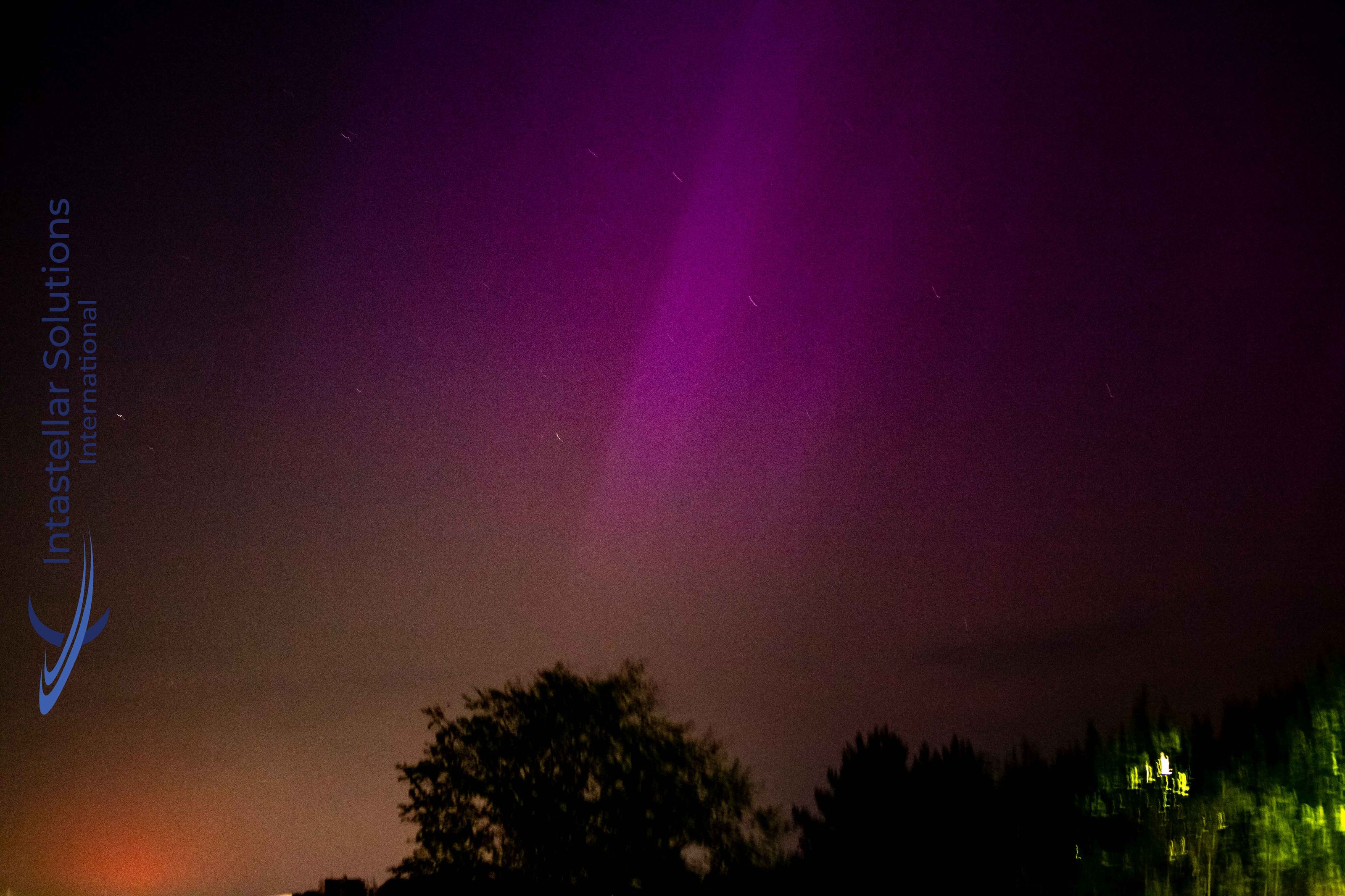 Norlys over Aarhus