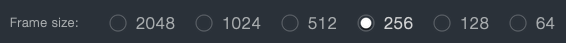 Frame Size