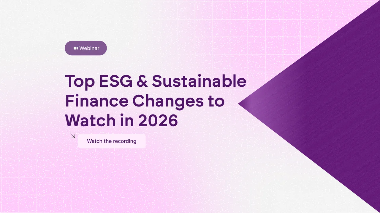 Top ESG & Sustainable Finance Changes to Watch in 2026: From compliance to carbon infrastructure