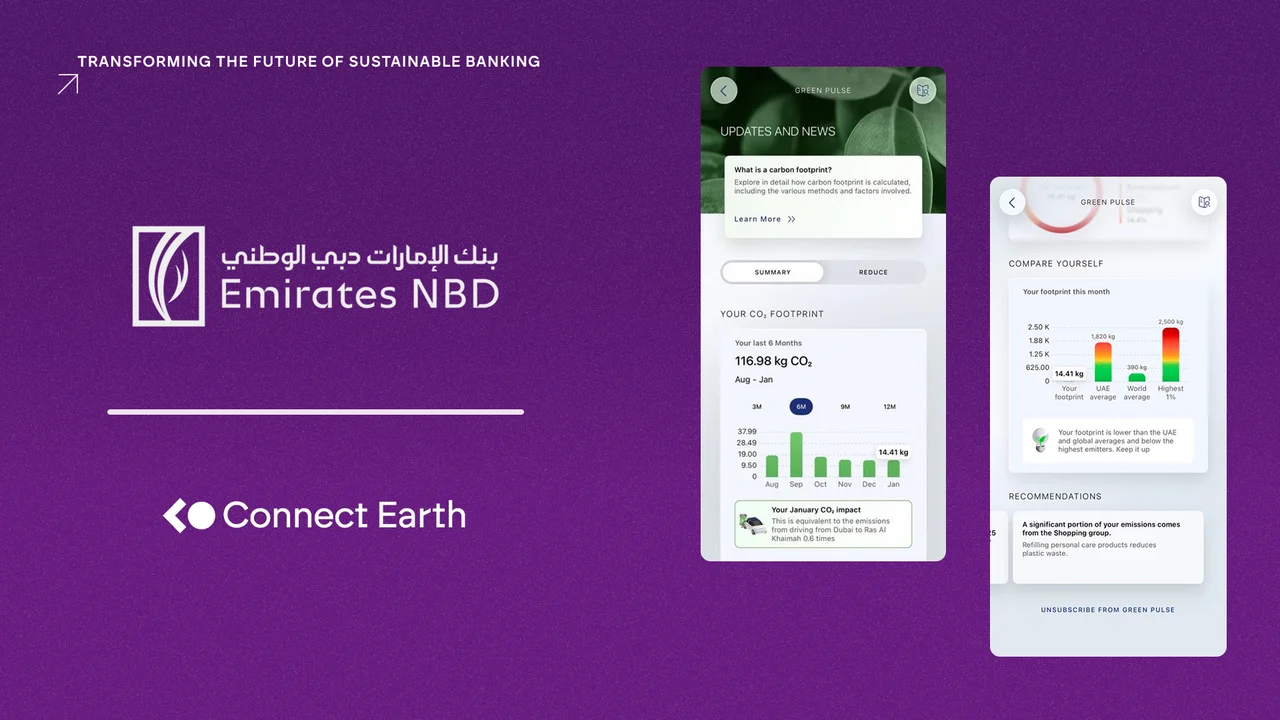 Emirates NBD and Connect Earth Transform Everyday Traditional Spending into Informed Climate Action.