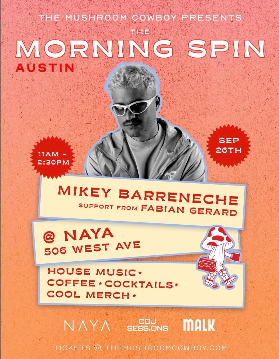 Mikey Barreneche at NAYA flyer