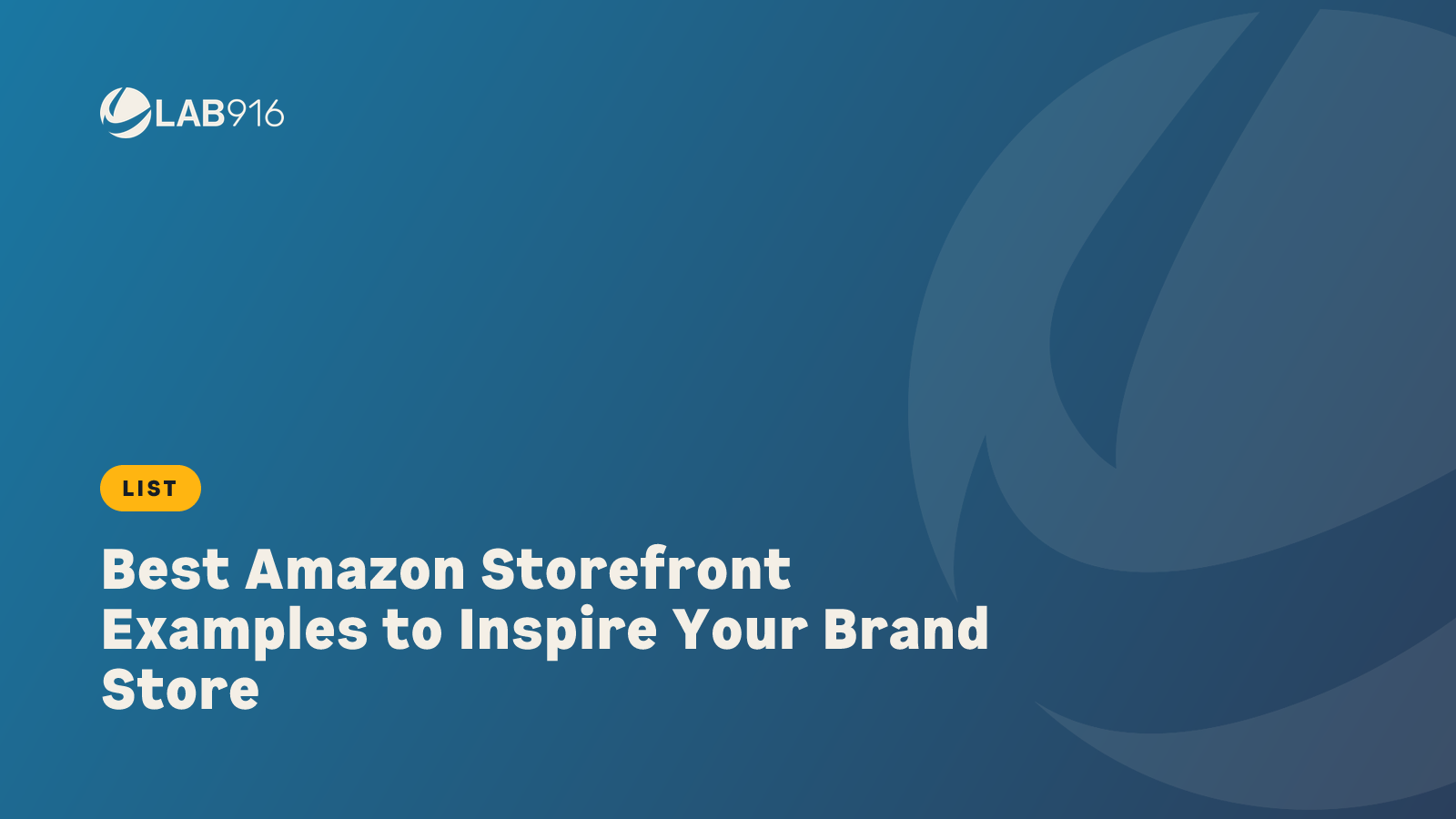 Amazon Storefront Names Best Amazon Storefront Examples | Lab 916