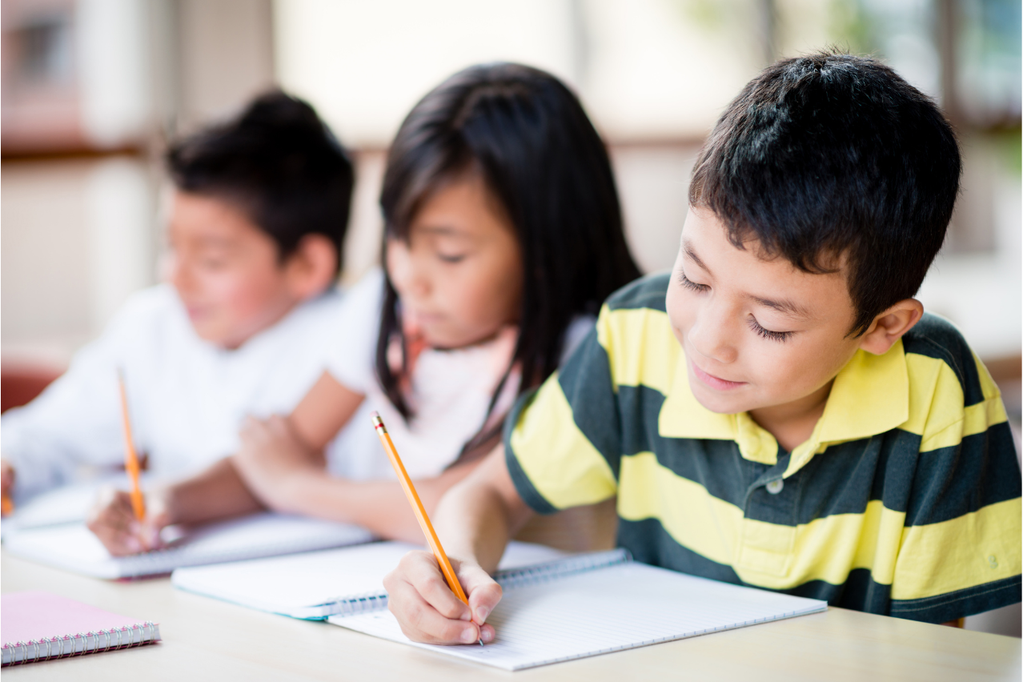 preschool writing in class