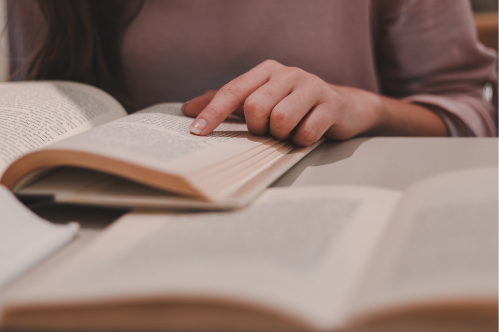 person reading