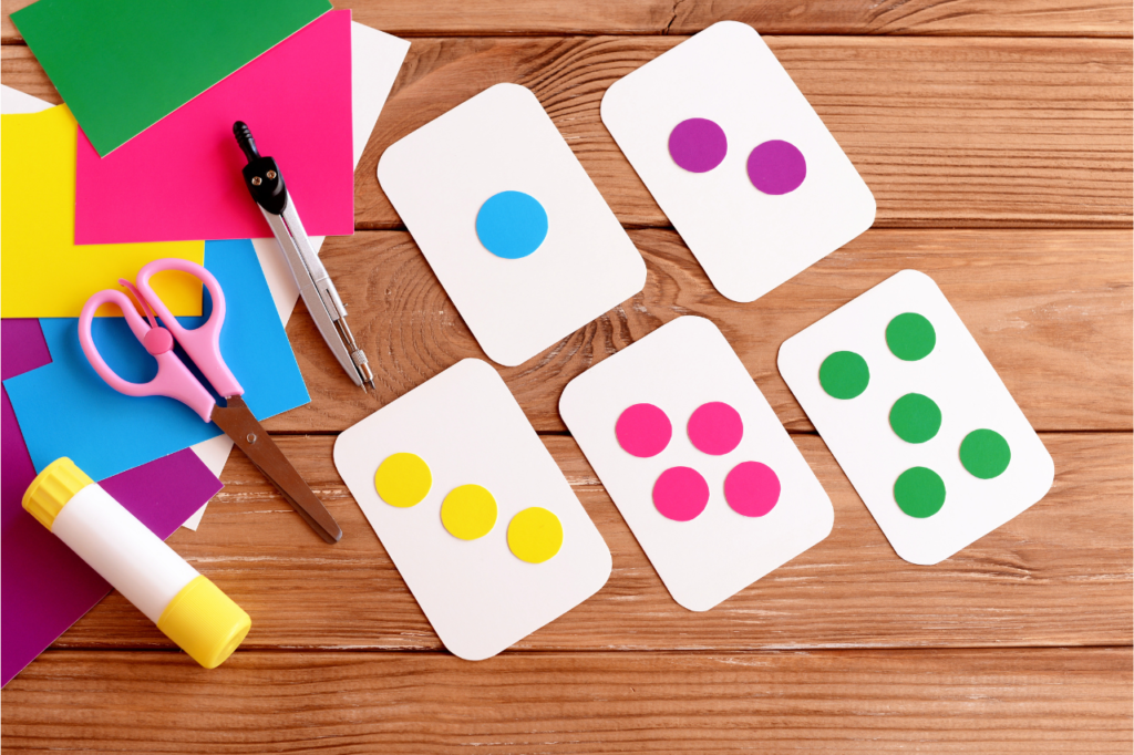 making flashcards
