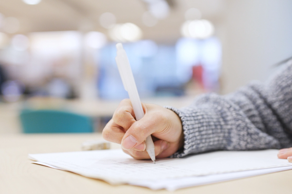taking notes
