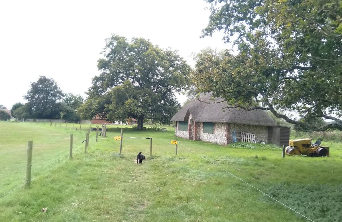 Follow the path round the cricket green and past the thatched cricket pavilion.  Just after the oak tree planted by Breamore school children to mark the Silver Jubilee of King George V, turn sharp right and take the footpath off across the fields.​​​​‌﻿‍﻿​‍​‍‌‍﻿﻿‌﻿​‍‌‍‍‌‌‍‌﻿‌‍‍‌‌‍﻿‍​‍​‍​﻿‍‍​‍​‍‌﻿​﻿‌‍​‌‌‍﻿‍‌‍‍‌‌﻿‌​‌﻿‍‌​‍﻿‍‌‍‍‌‌‍﻿﻿​‍​‍​‍﻿​​‍​‍‌‍‍​‌﻿​‍‌‍‌‌‌‍‌‍​‍​‍​﻿‍‍​‍​‍‌‍‍​‌﻿‌​‌﻿‌​‌﻿​​​﻿‍‍​‍﻿﻿​‍﻿﻿‌‍﻿​‌‍﻿﻿‌‍​﻿‌‍​‌‌‍﻿​‌‍‍​‌‍﻿﻿‌﻿​﻿‌﻿‌​​﻿‍‍​﻿​﻿​﻿​﻿​﻿​﻿​﻿​﻿​‍﻿﻿‌‍‍‌‌‍﻿‍‌﻿‌​‌‍‌‌‌‍﻿‍‌﻿‌​​‍﻿﻿‌‍‌‌‌‍‌​‌‍‍‌‌﻿‌​​‍﻿﻿‌‍﻿‌‌‍﻿﻿‌‍‌​‌‍‌‌​﻿﻿‌‌﻿​​‌﻿​‍‌‍‌‌‌﻿​﻿‌‍‌‌‌‍﻿‍‌﻿‌​‌‍​‌‌﻿‌​‌‍‍‌‌‍﻿﻿‌‍﻿‍​﻿‍﻿‌‍‍‌‌‍‌​​﻿﻿‌‌﻿​​‌‍​‌‌﻿​‍‌‍‍‌‌﻿​﻿‌‍‍​‌‌‌﻿‌‍​‌‌‍﻿​‌‍‍﻿​﻿‍﻿‌﻿‌​‌﻿‍‌‌﻿​​‌‍‌‌​﻿﻿‌‌﻿​​‌‍​‌‌﻿​‍‌‍‍‌‌﻿​﻿‌‍‍​‌‌‌﻿‌‍​‌‌‍﻿​‌‍‍﻿​﻿‍﻿‌﻿​​‌‍​‌‌﻿‌​‌‍‍​​﻿﻿‌‌﻿​﻿‌﻿‌​‌‍‌‌‌﻿​​‌﻿​﻿​‍‌‌​﻿‌‌‌​​‍‌‌﻿﻿‌‍‍﻿‌‍‌‌‌﻿‍‌​‍‌‌​﻿​﻿‌​‌​​‍‌‌​﻿​﻿‌​‌​​‍‌‌​﻿​‍​﻿​‍‌‍​‍​﻿‌﻿‌‍​﻿‌‍​‍​﻿​‌​﻿‍‌​﻿​‍‌‍​‍​﻿‌‌‌‍​‍​﻿‌‍‌‍​﻿​‍‌‌​﻿​‍​﻿​‍​‍‌‌​﻿‌‌‌​‌​​‍﻿‍‌‍​﻿‌‍﻿﻿‌‍﻿‍‌﻿‌​‌‍‌‌‌‍﻿‍‌﻿‌​​﻿﻿﻿‌‍​‍‌‍​‌‌﻿​﻿‌‍‌‌‌‌‌‌‌﻿​‍‌‍﻿​​﻿﻿‌‌‍‍​‌﻿‌​‌﻿‌​‌﻿​​​‍‌‌​﻿​﻿‌​​‌​‍‌‌​﻿​‍‌​‌‍​‍‌‌​﻿​‍‌​‌‍‌‍﻿​‌‍﻿﻿‌‍​﻿‌‍​‌‌‍﻿​‌‍‍​‌‍﻿﻿‌﻿​﻿‌﻿‌​​‍‌‌​﻿​﻿‌​​‌​﻿​﻿​﻿​﻿​﻿​﻿​﻿​﻿​‍‌‍‌‍‍‌‌‍‌​​﻿﻿‌‌﻿​​‌‍​‌‌﻿​‍‌‍‍‌‌﻿​﻿‌‍‍​‌‌‌﻿‌‍​‌‌‍﻿​‌‍‍﻿​‍‌‍‌﻿‌​‌﻿‍‌‌﻿​​‌‍‌‌​﻿﻿‌‌﻿​​‌‍​‌‌﻿​‍‌‍‍‌‌﻿​﻿‌‍‍​‌‌‌﻿‌‍​‌‌‍﻿​‌‍‍﻿​‍‌‍‌﻿​​‌‍​‌‌﻿‌​‌‍‍​​﻿﻿‌‌﻿​﻿‌﻿‌​‌‍‌‌‌﻿​​‌﻿​﻿​‍‌‌​﻿‌‌‌​​‍‌‌﻿﻿‌‍‍﻿‌‍‌‌‌﻿‍‌​‍‌‌​﻿​﻿‌​‌​​‍‌‌​﻿​﻿‌​‌​​‍‌‌​﻿​‍​﻿​‍‌‍​‍​﻿‌﻿‌‍​﻿‌‍​‍​﻿​‌​﻿‍‌​﻿​‍‌‍​‍​﻿‌‌‌‍​‍​﻿‌‍‌‍​﻿​‍‌‌​﻿​‍​﻿​‍​‍‌‌​﻿‌‌‌​‌​​‍﻿‍‌‍​﻿‌‍﻿﻿‌‍﻿‍‌﻿‌​‌‍‌‌‌‍﻿‍‌﻿‌​​‍​‍‌﻿﻿‌