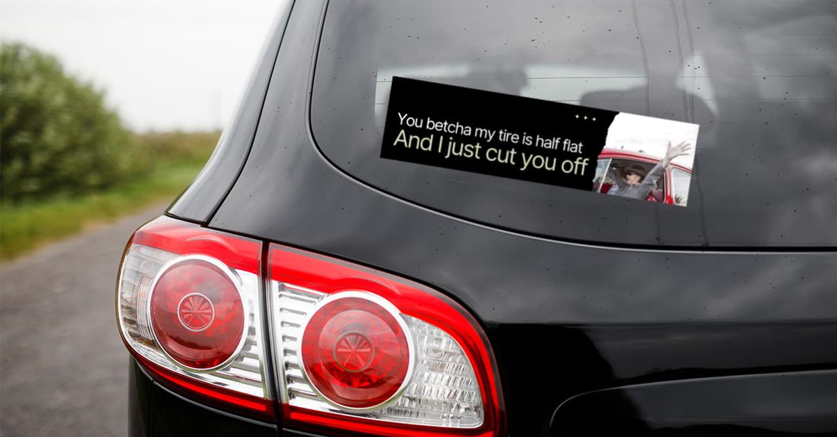Bumper Sticker Ides These Fun Bumper Sticker Designs Can Brighten Your Day | Stickers.com