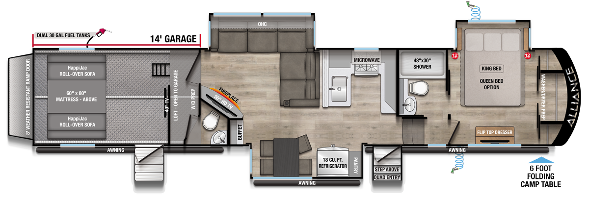 2026 Valor 44V14 Luxury Toy Hauler | Alliance RV