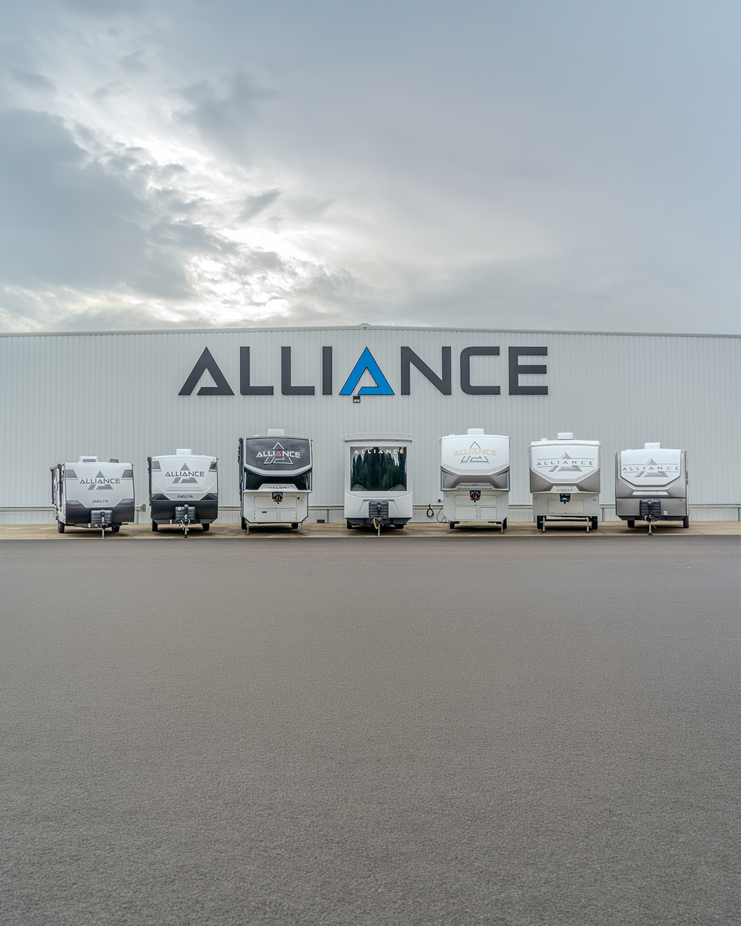 The 2026 Alliance RV lineup photo.